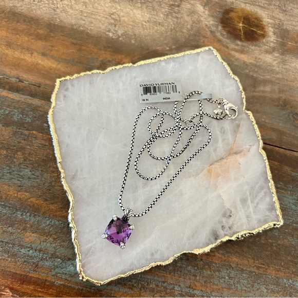 David Yurman Chatelaine Amethyst Necklace